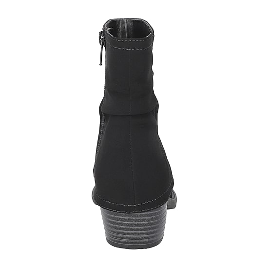 Easy Street Womens Kudos Stacked Heel Booties
