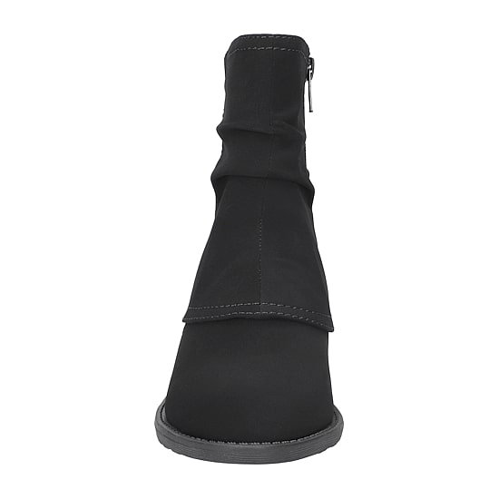 Easy Street Womens Kudos Stacked Heel Booties