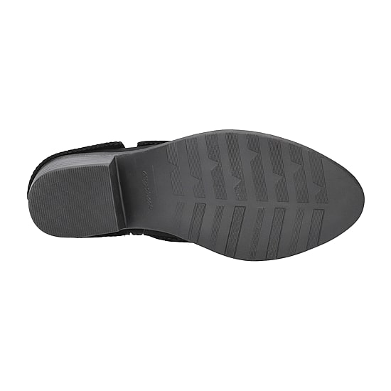 Easy Street Womens Kudos Stacked Heel Booties