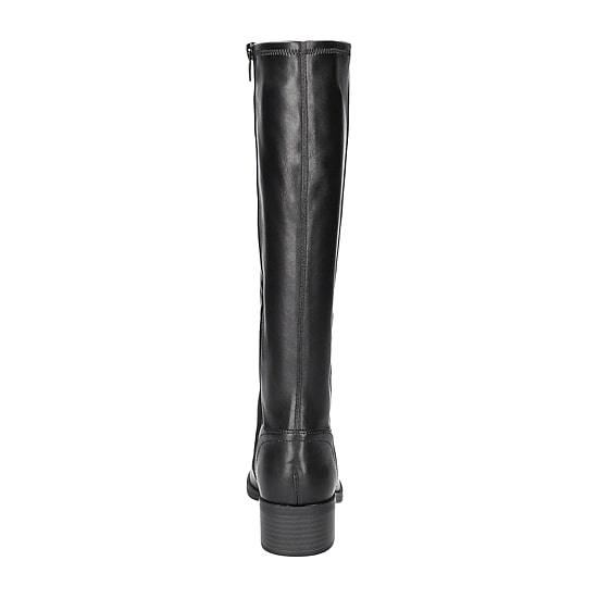 Easy Street Womens Tucker Stacked Heel Riding Boots