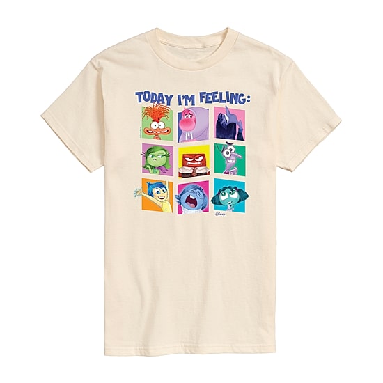 Mens Short Sleeve Inside Out 2 Graphic T-Shirt