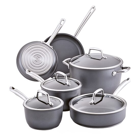 Anolon Accolade Aluminum 10-pc. Induction Cookware Set