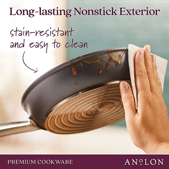 Anolon Accolade Aluminum 2-pc. Frying Pan Set