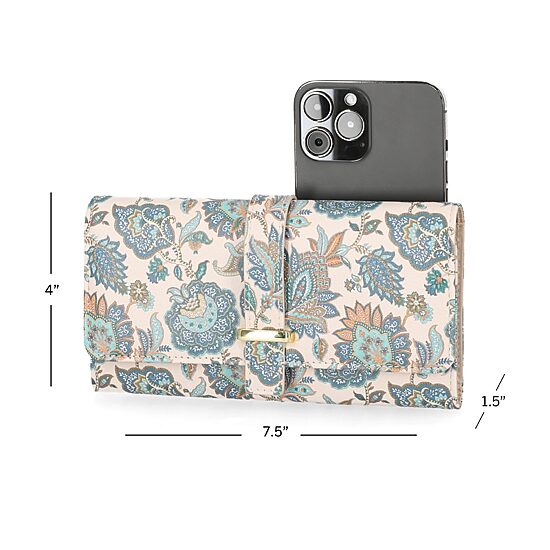 Mundi File Master Womens Expandable RFID Blocking Accordian Wallet