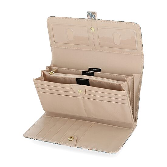 Mundi File Master Womens Expandable RFID Blocking Accordian Wallet