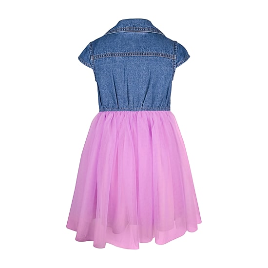 Lilt Little Girls Short Sleeve Shirt Dress