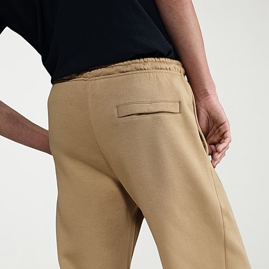 Nike Fleece Mens Straight Mid Rise Regular Fit Workout Pant