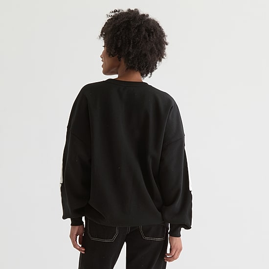 Skeleton Womens Juniors Crew Neck Long Sleeve Sweatshirt