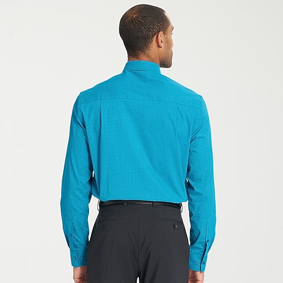 Nick Graham Mens Point Collar Long Sleeve Shirt + Tie Set
