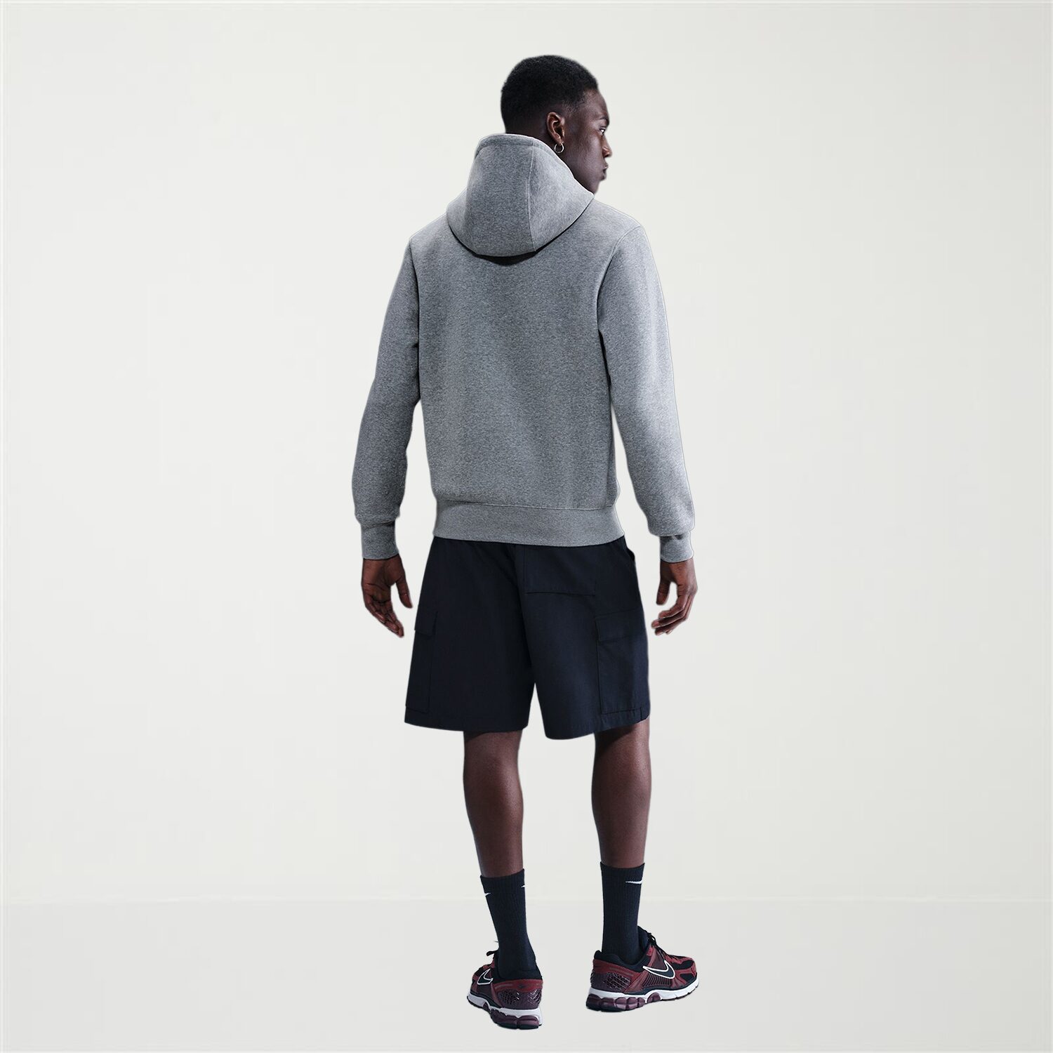 Nike Fleece Sweatshirt Mens Long Sleeve Active Hoodie