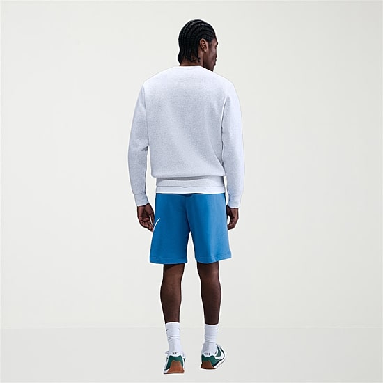 Nike Fleece Mens 11" Mid Rise Workout Shorts