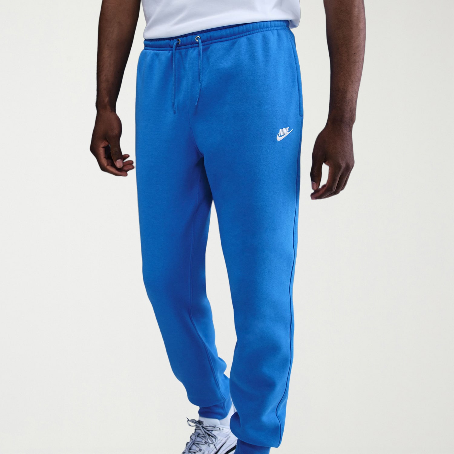 Nike Mens Cuffed Mid Rise Regular Fit Fleece Active Jogger Pant