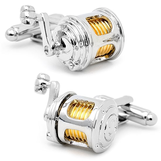 Fishing Reel Cufflinks