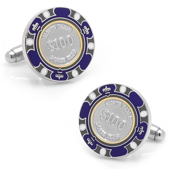Poker Chip Cufflinks