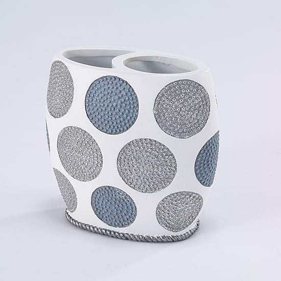 Avanti Dotted Circle Toothbrush Holder