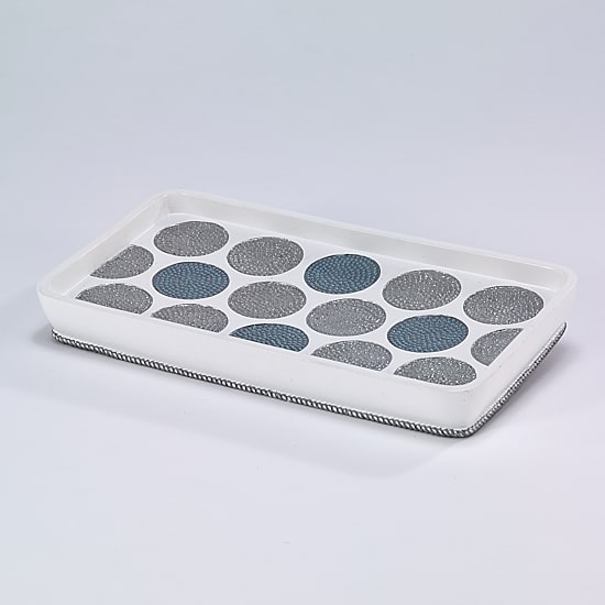 Avanti Dotted Circle Vanity Tray