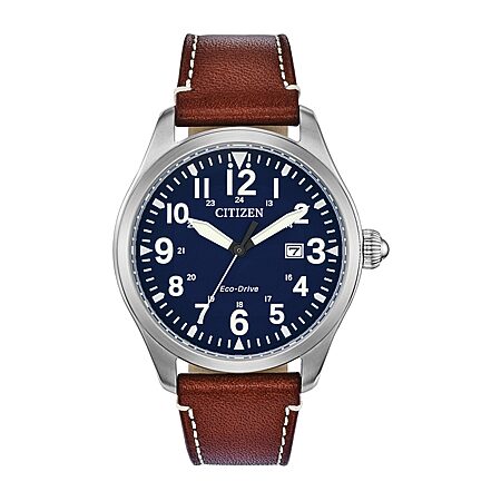 Citizen Chandler Mens Brown Leather Strap Watch Bm6838-09x - JCPenney