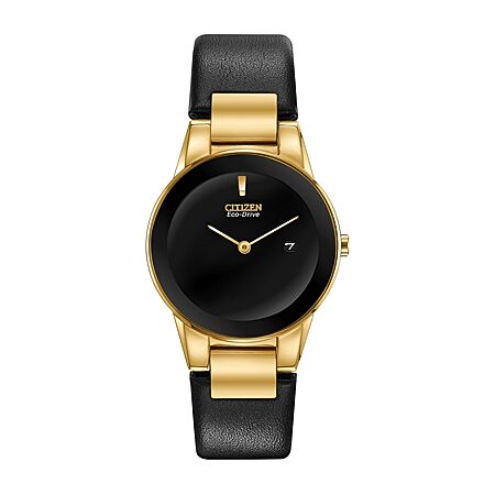 Citizen Axiom Womens Crystal Accent Silver Tone Stainless Steel