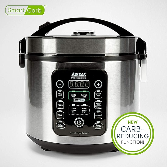 Aroma ARC-1120SBL 20-Cup (Cooked) Smart Carb Rice Cooker