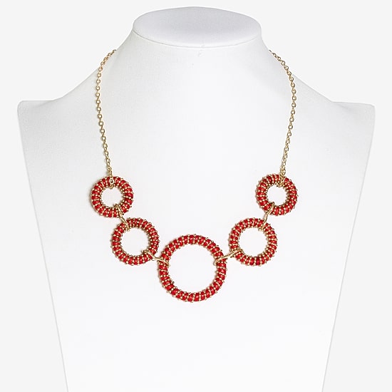 Bijoux Bar Womens 23 Inch Collar Necklace