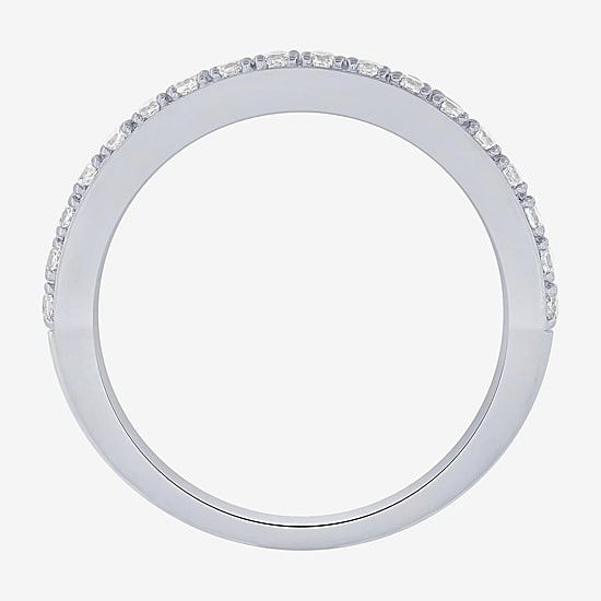 Womens 2.5MM 1 CT. T.W. Natural White Diamond 14K Gold Anniversary Wedding Band
