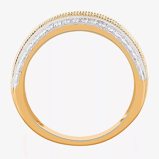 (G-H / VS2-SI1) 3/4 CT. T.W. Lab Grown Diamond 10K Gold Anniversary Band