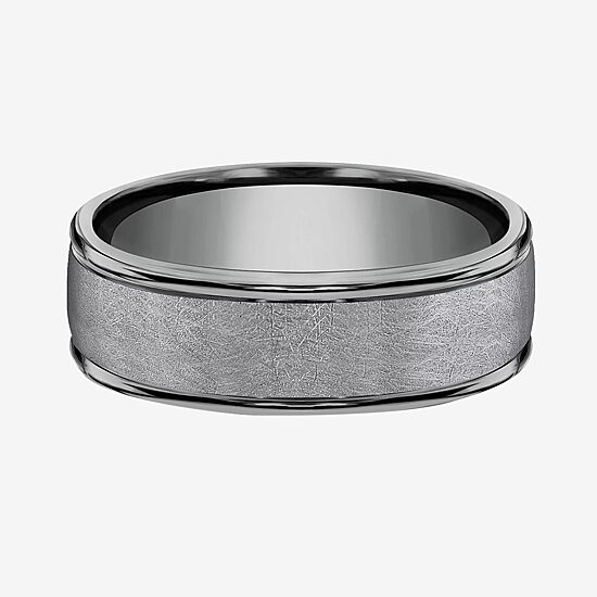Mens 6.5MM Tantalum Wedding Band