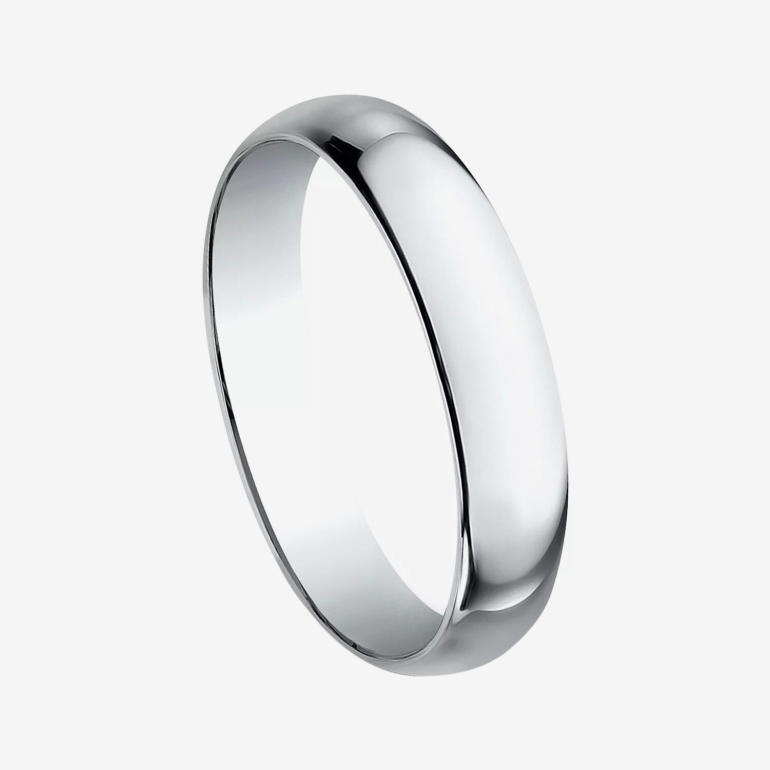 Mens 4MM 10K Gold Wedding Band