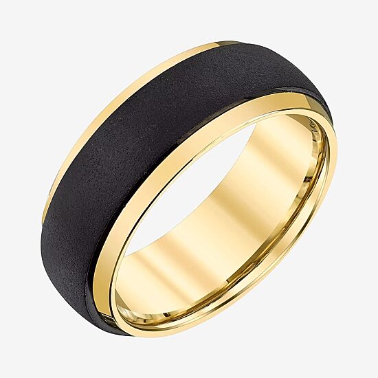 Mens 8MM Tungsten Wedding Band