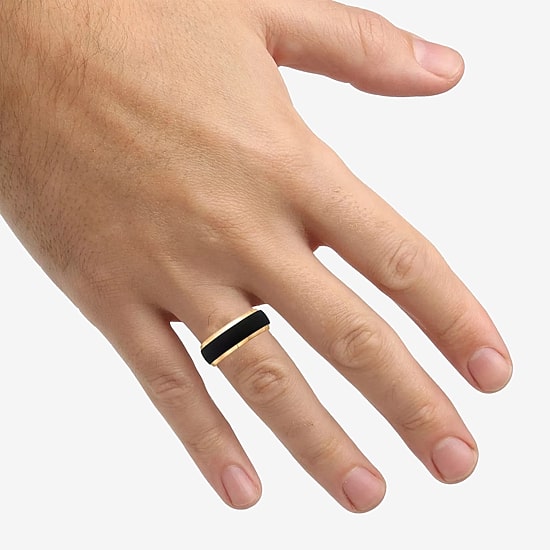 Mens 8MM Tungsten Wedding Band
