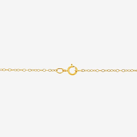 Crucifix Unisex Adult 14K Two Tone Gold Cross Pendant