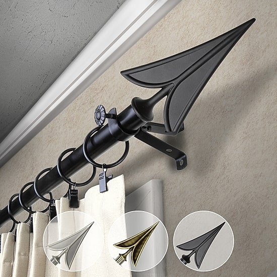 Rod Desyne Blade 13/16" Single Curtain Rod