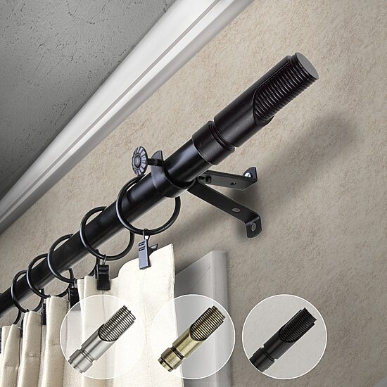 Rod Desyne Bolt 13/16" Single Curtain Rod