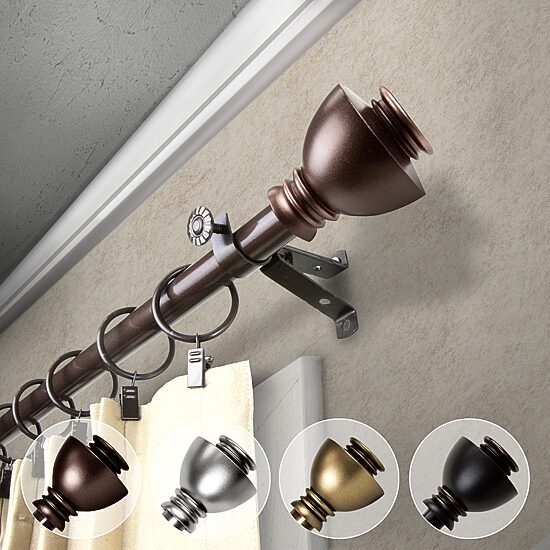 Rod Desyne Alma 13/16 IN Adjustable Curtain Rod