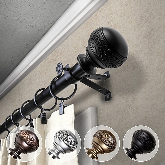 Rod Desyne Naoimi 13/16 IN Adjustable Curtain Rod