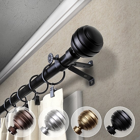 Rod Desyne Poise 13/16" Adjustable Curtain Rod