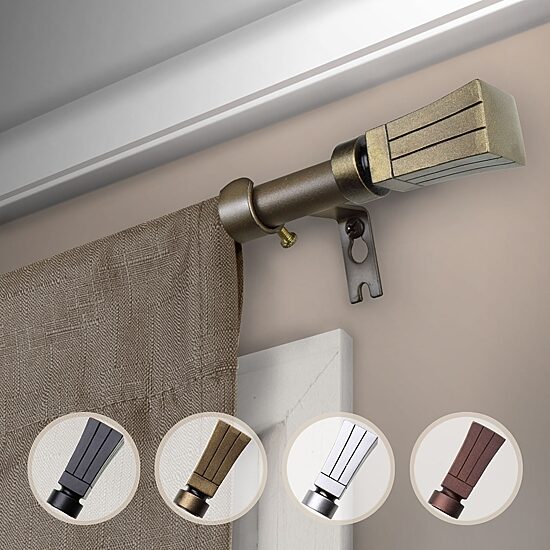 Rod Desyne Flare ⅝" Adjustable Curtain Rod