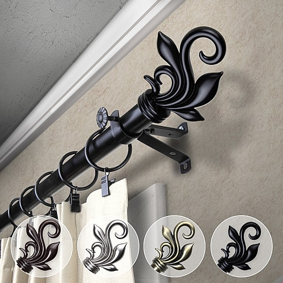 Rod Desyne Delilah 13/16" Adjustable Curtain Rod
