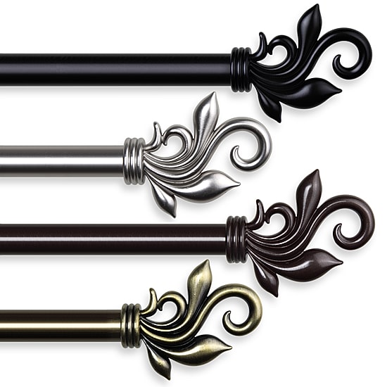 Rod Desyne Delilah 13/16" Adjustable Curtain Rod