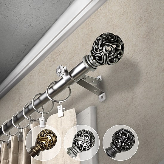 Rod Desyne Adora 13/16" Adjustable Curtain Rod