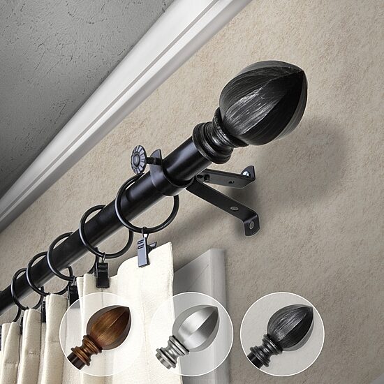 Rod Desyne Garnet 13/16" Adjustable Curtain Rod