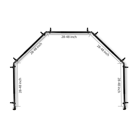 Rod Desyne Trumpet 5-Sided Bay Window Rod