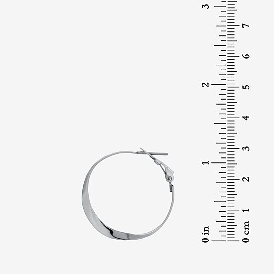 Hoop Earrings Sterling Silver