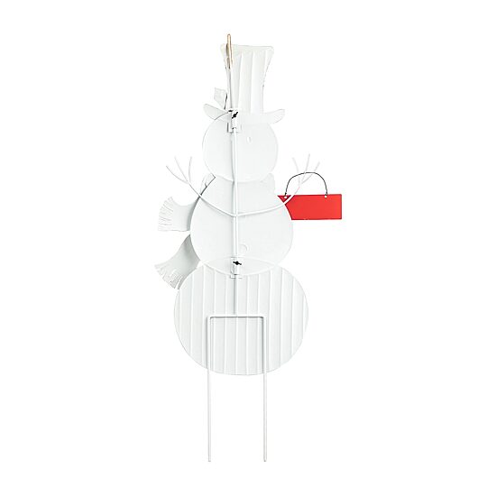Glitzhome Metal Snowman Christmas Yard Art