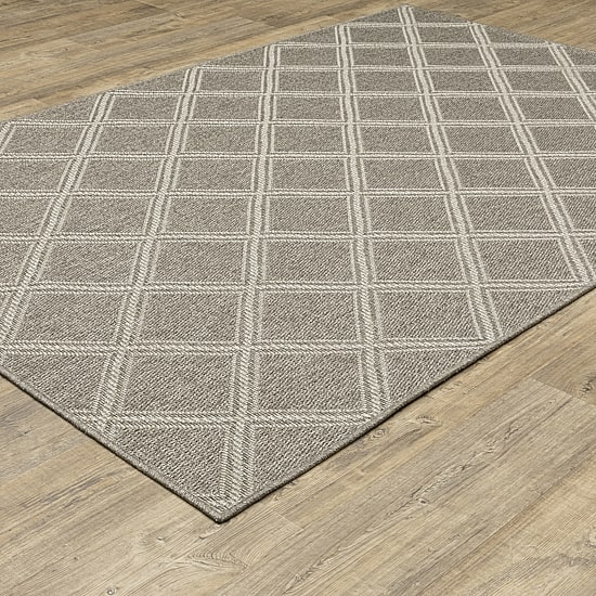 Covington Home Carina Woven Diamonds Indoor Outdoor Rectangular Area Rug