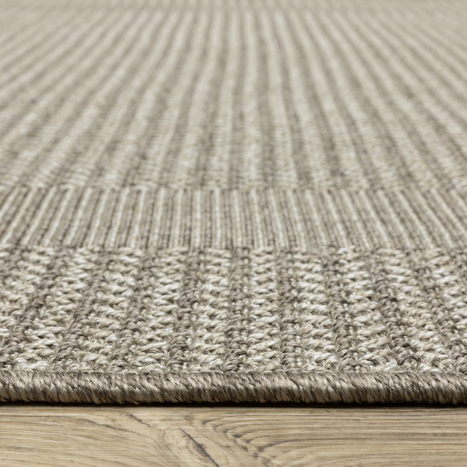 Covington Home Carina Textured Border Indoor Outdoor Rectangular Area Rug