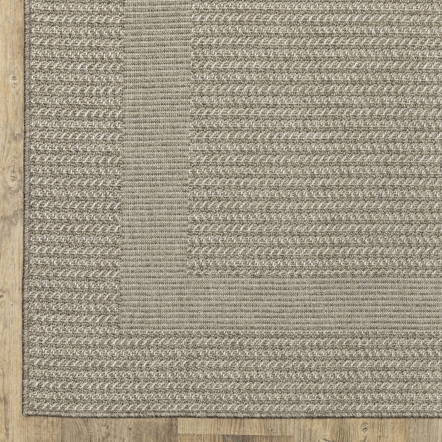 Covington Home Carina Textured Border Indoor Outdoor Rectangular Area Rug