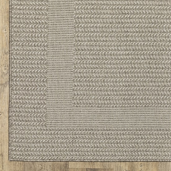 Covington Home Carina Textured Border Indoor Outdoor Rectangular Area Rug