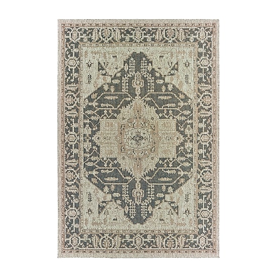 Covington Home Long Island Medallion Indoor Outdoor Rectangular Area Rug