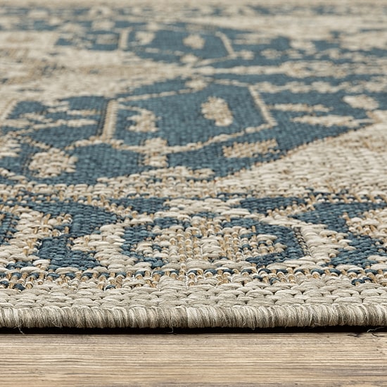 Covington Home Long Island Medallion Indoor Outdoor Rectangular Area Rug